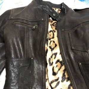 Italian Made Soft leather Moto Jacket